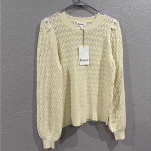 &merci Women's Elegant Cream Sweater
